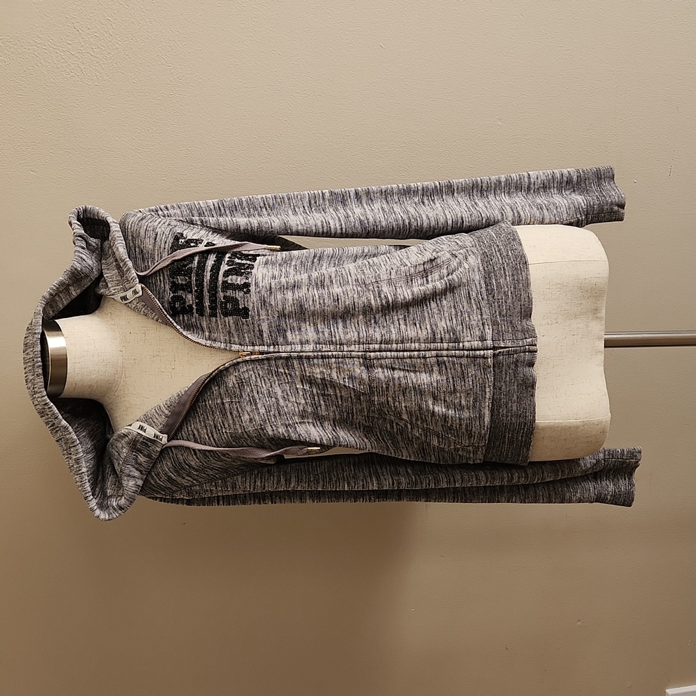 PINK VC Gray Hoodie - Size Medium - Picture 1 of 13